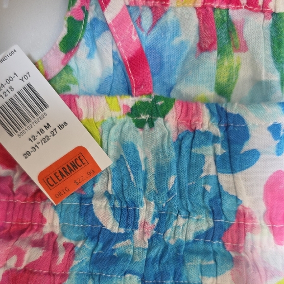 Old Navy NWT Baby Floral Dress - Picture 6 of 7